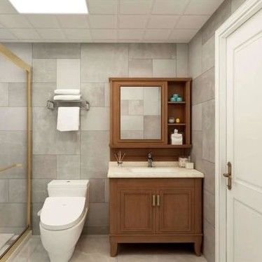 Vanità da bagno in stile europeo con design senza maniglia e opzioni di colore personalizzate