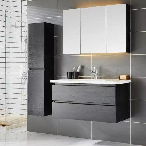 Disegno multifunzionale senza maniglia gabinetto vanità bagno per bagno 38-46 in larghezza