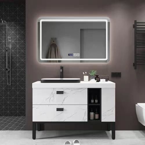 Disegno multifunzionale senza maniglia gabinetto vanità bagno per bagno 38-46 in larghezza
