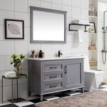 Rectangle Double Side Cabinet Bagno impermeabile Vanità con specchio Include specchio Sì