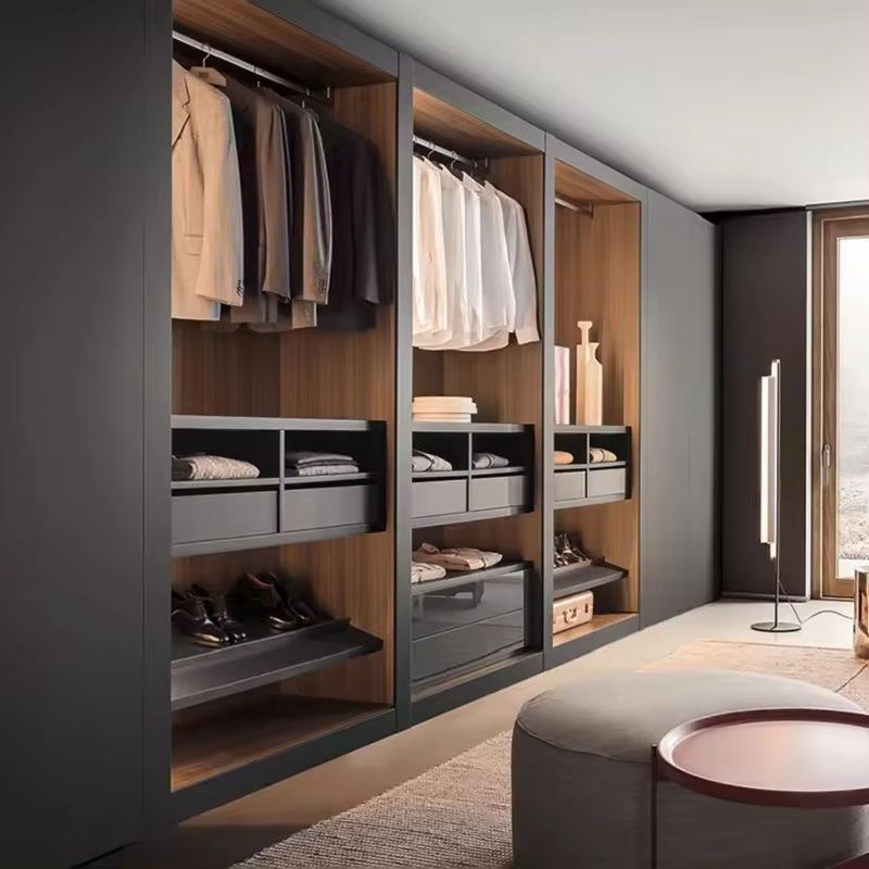 Armadio da letto contemporaneo con disegno in legno personalizzato e cartone MR HDF