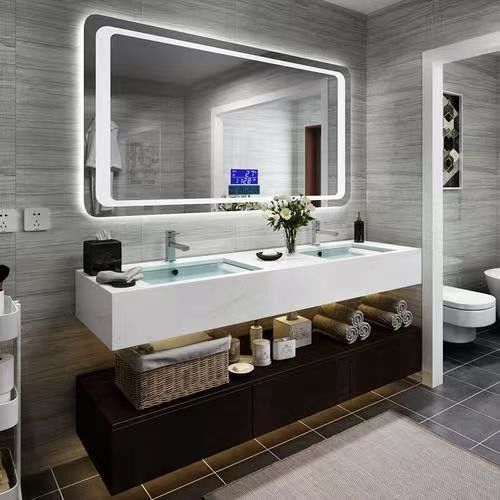 Bagno impermeabile con lavandino in pietra di quarzo artificiale