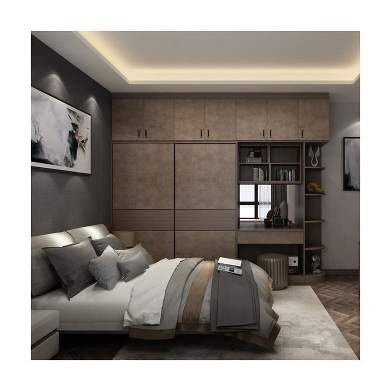 Set camera da letto moderna con armadio a 2 porte Arredamento Almari Personalizzabile e moderno OEM ODM