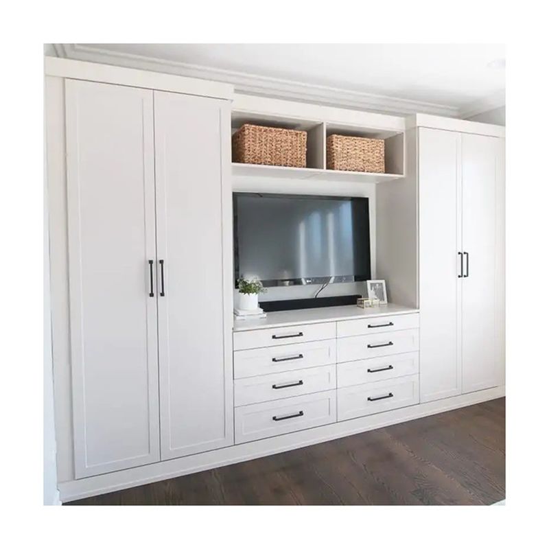 YALIG Custom Walk in Closet Cabinet Design per Casa Villa Hotel Appartamento Lavatorio