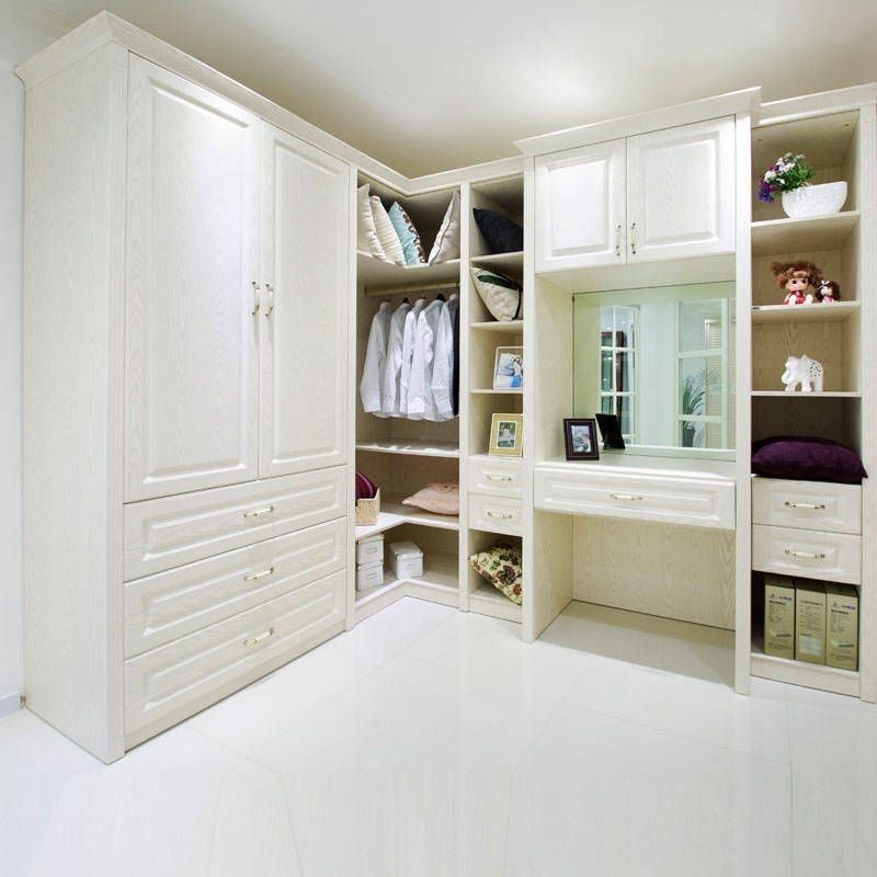 YALIG Custom Walk in Closet Cabinet Design per Casa Villa Hotel Appartamento Lavatorio