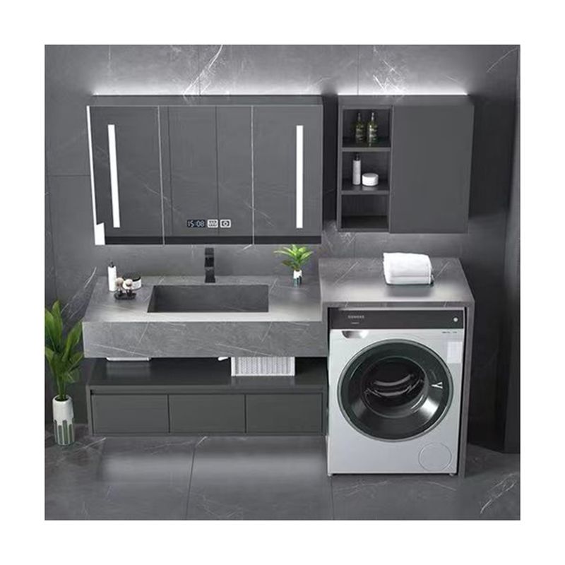 Moderno design senza maniglia YALIG Gold Makeup Organizer per vanità e lavandini del bagno