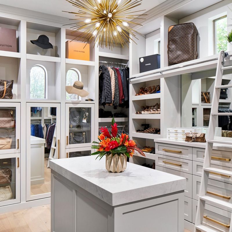 Arredamento per camera da letto Moderno Piccolo L Walk in Closet Armadio per la soluzione della camera da letto