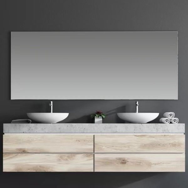 Gabinetto per mobili da bagno di lusso YALIG con colore personalizzato e larghezza 38-46