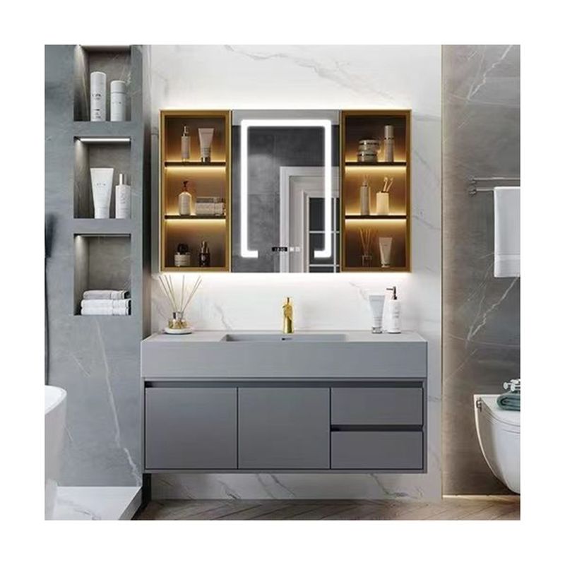 YALIG E1 Bagno a muro standard europeo con specchio Moderno e funzionale