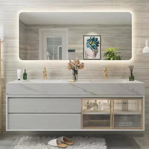 YALIG E1 Bagno a muro standard europeo con specchio Moderno e funzionale