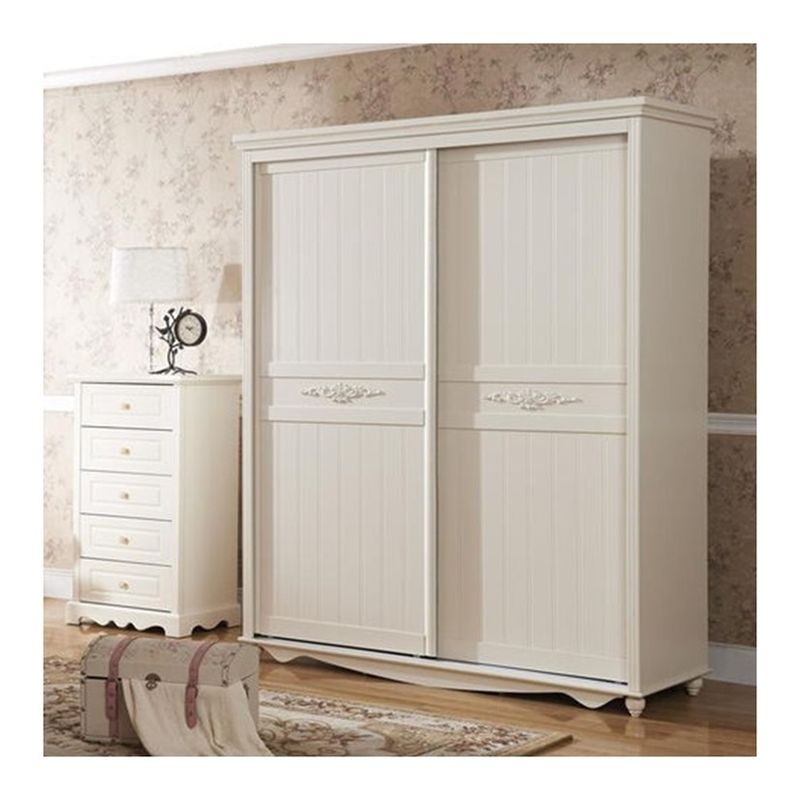 NO Piegato YALIG Custom Simple Small Size Gabinetto a due porte Abbigliamento per bambini Armadio Disegni Armadio