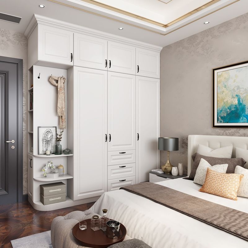 Armadio di camera da letto in legno in stile moderno per i requisiti della camera da letto
