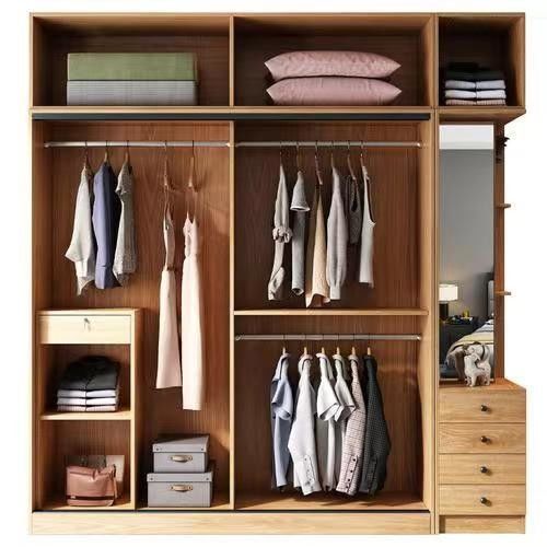 Armadio di camera da letto in legno in stile moderno per i requisiti della camera da letto