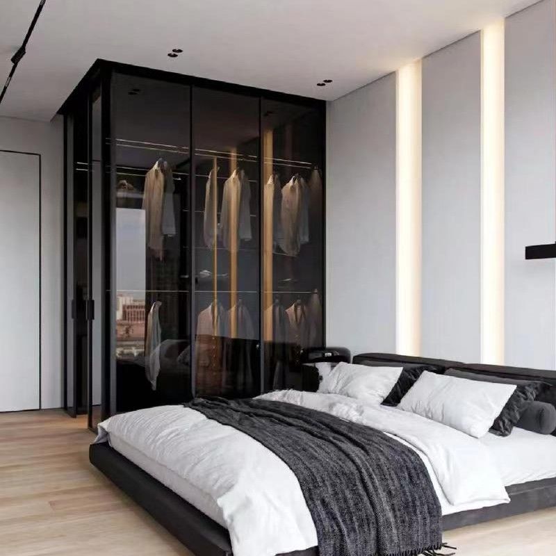 Stile di design contemporaneo Custom Walk In Wardrobe Armadio per mobili da letto moderni