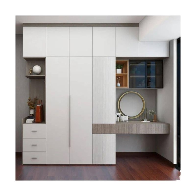 Arredamento per camera da letto personalizzato Armadio in legno con due e tre porte di YALIG