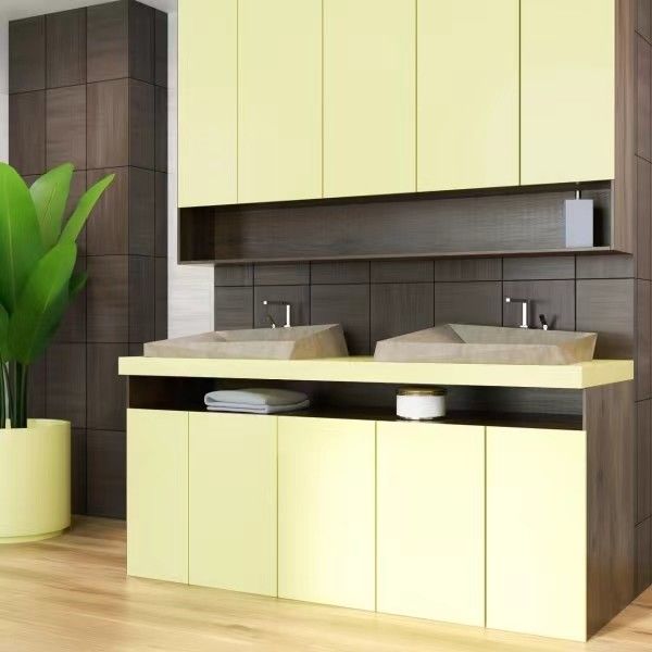 Modern Cabinet Storage and Bathroom Vanity Light Combo con Specchio di YALIG Design