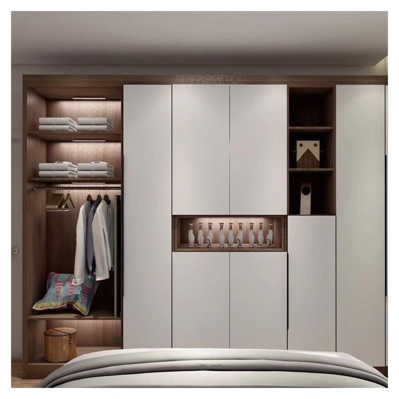 YALIG 2024 stile europeo Matte Lacca Walk-in Armadio e 2D / 3D per mobili per la casa