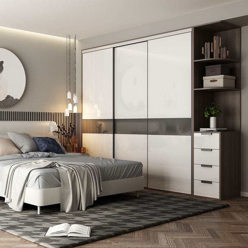 YALIG E1 Armadio porta scorrevole Standard europeo per disegni personalizzati moderni