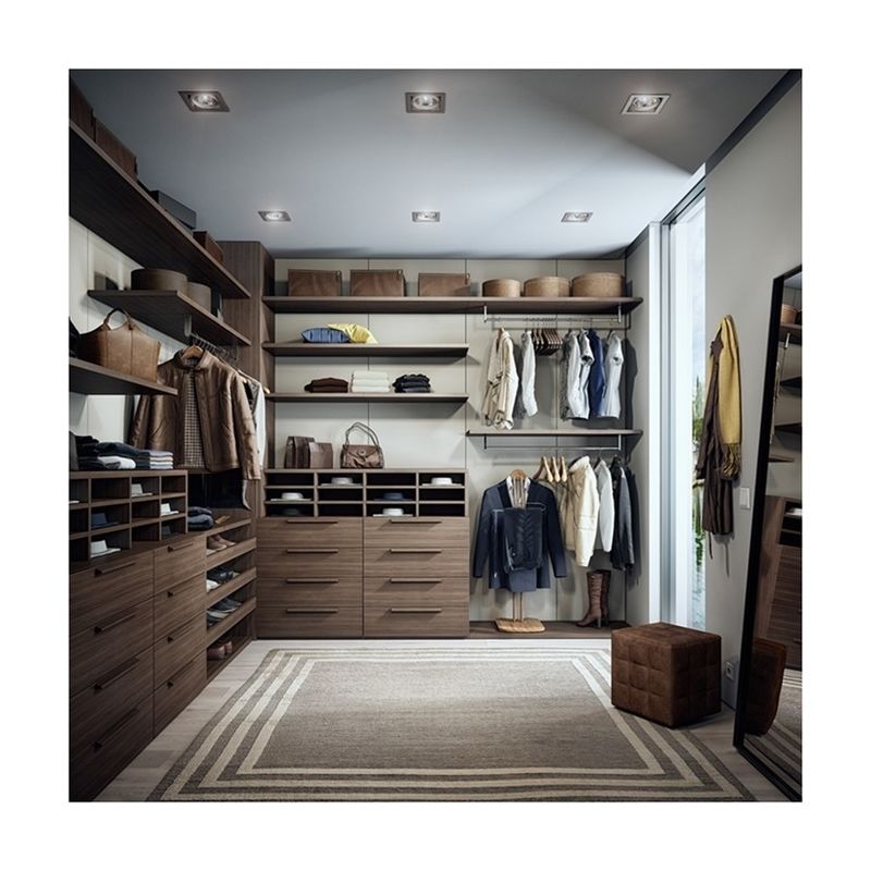 NO Piegato 2024 Design Camera da letto Armadio Armadio in legno per Generale all'interno YALIG