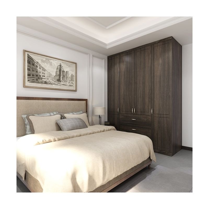 YALIG Corner Melamine Armadio Camera da letto Set la tua soluzione di stoccaggio definitiva