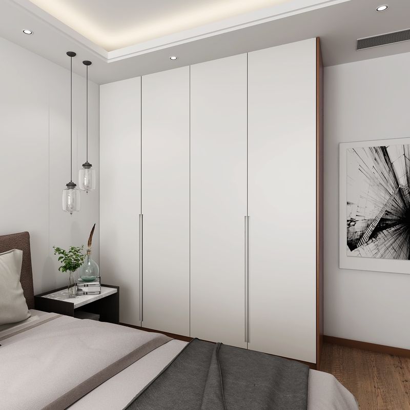 YALIG Corner Melamine Armadio Camera da letto Set la tua soluzione di stoccaggio definitiva