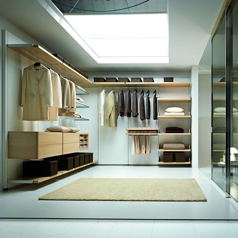 Armadio in legno in stile contemporaneo per mobili da letto in colore personalizzato
