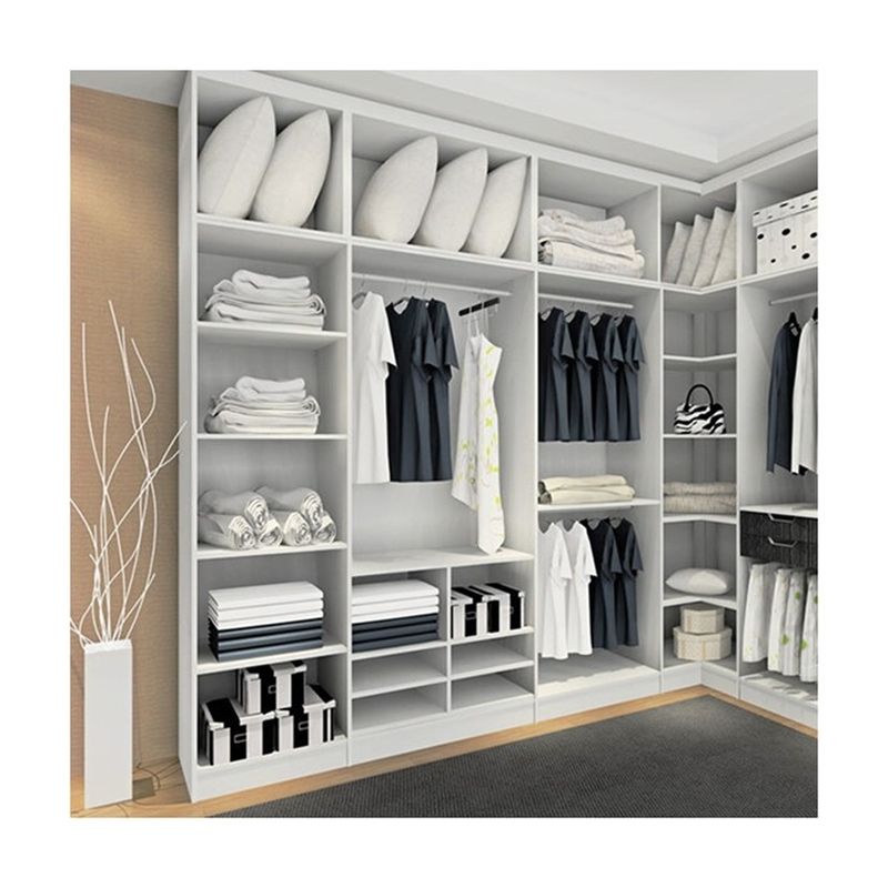 PANEL stile legno YALIG grande angolo armadio aperto per stile di design contemporaneo