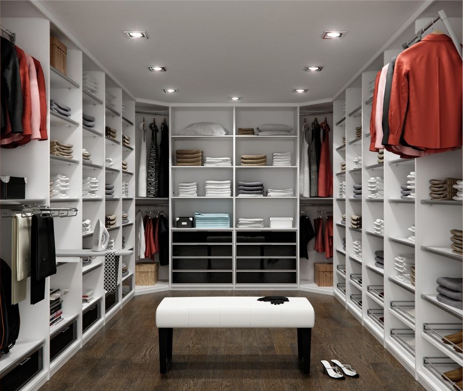 NO Piegato Moderno In Legno Camminare In Armadio Armadio Con Custom Melamine Storage Design
